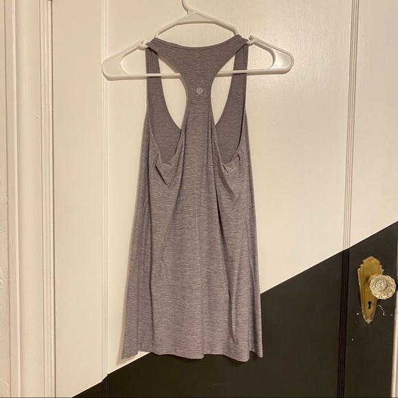 VEUC lululemon cool racerback in heathered slate - Picture 4 of 4